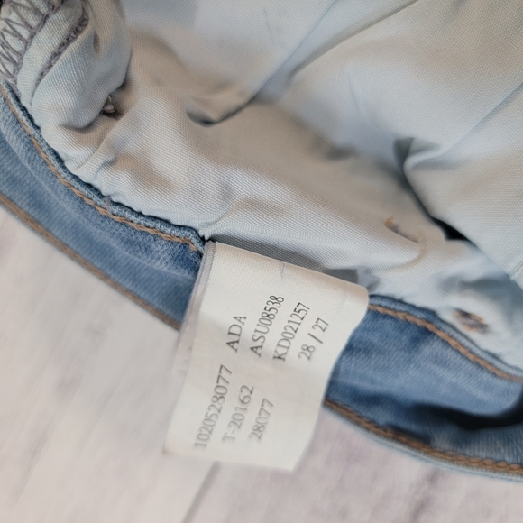 Mavi Blue Straight Leg Jeans with Tuxedo Stripe - Picture 4 of 4